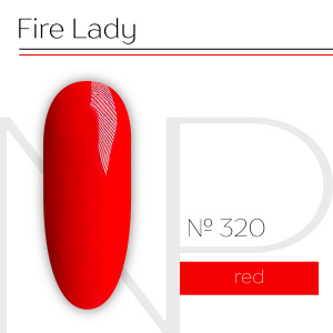 NARTIST гель-лак 320, Red