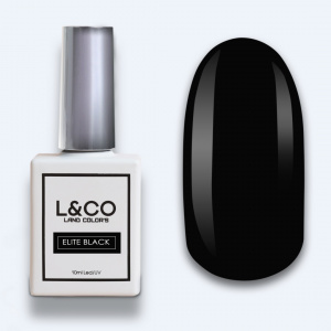 L&Co, Гель-лак ELITE BLACK, 10 мл