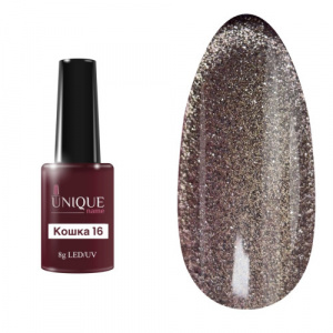 Unique Гель-лак Cat eye 16, 8 ml