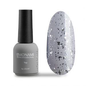 Monami Super Shine top Potal Silver, 8г