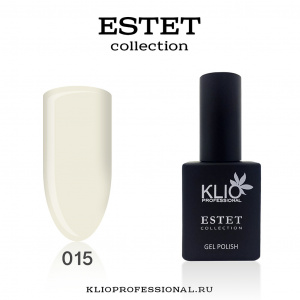 KLIO Гель-лак ESTET COLLECTION 015, 10мл (белый)