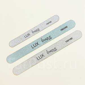 UNIQUE Пилка вспененная прямая LUX 100/100 (178*19*4mm)