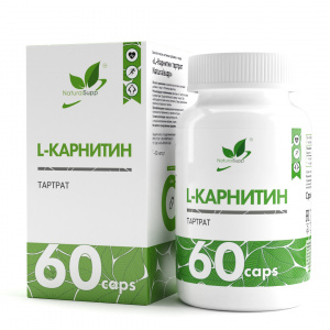 NaturalSupp БАД к пище "L-Карнитин Тартрат" 60 капс.