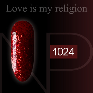 NARTIST гель-лак 1024, Love is my religion 10ml