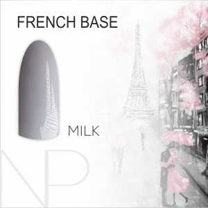 NARTIST База камуфляж french base Milk, 30мл