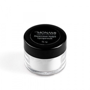 Monami Акриловая пудра прозрачная, 15 гр