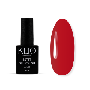 KLIO Гель-лак № 12 RED ESTET COLLECTION, 10мл
