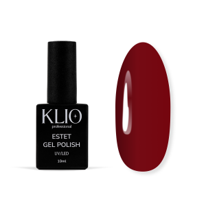 KLIO Гель-лак № 9 RED ESTET COLLECTION, 10мл
