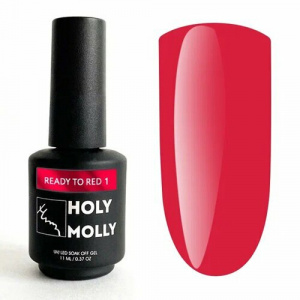 Гель - лак Holy Molly READY to RED 1, 11ml 