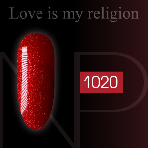 NARTIST гель-лак 1020, Love is my religion 10ml