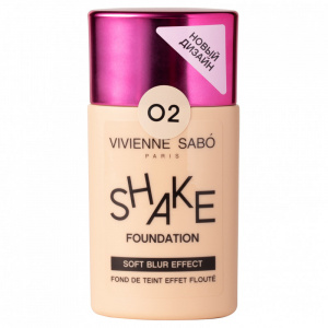 VS Тональный крем с блюр эффектом "Shakefoundation" тон 02, бежевый