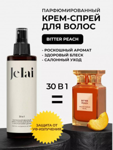 Jelai Крем-Спрей для волос парфюм Bitter Peach (Персик,Кардамон,Ветивер)