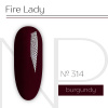NARTIST гель-лак 314, Burgundy