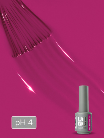UNO Гель-лак однофазный PEDICURE LINE 122 фуксия, 8г