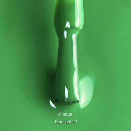 Unique Гель-лак Emerald 01, 8 ml