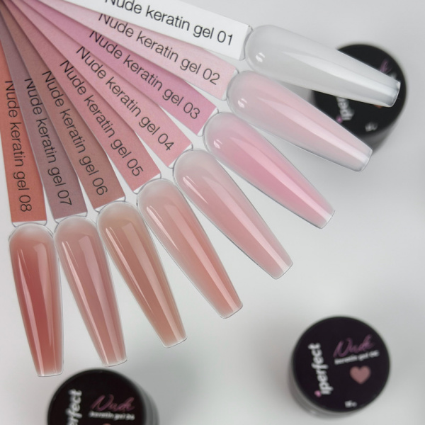 IPERFECT Гель Nude keratin gel 02, 15гр