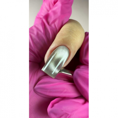 Unique name Гель лак Серебряная кошка Silver cat (8ml)