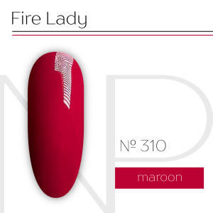 NARTIST гель-лак 310, Maroon
