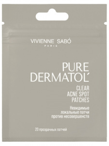 VS Pure Dermatol Невидимые локальные патчи против несовершенств, 20 шт
