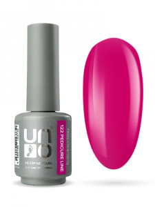 UNO Гель-лак однофазный PEDICURE LINE 122 фуксия, 8г