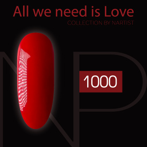NARTIST гель-лак 1000, All we need is love 10ml