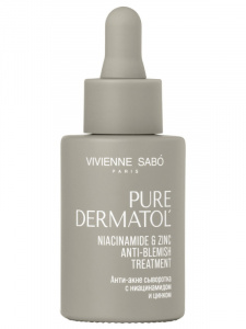 VS Pure Dermatol Анти-акне сыворотка с ниацинамидом и цинком, 30 мл
