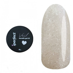 IPERFECT Гель Veil keratin gel 01, 15гр