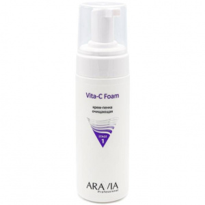 Aravia professional Крем-пенка очищающая Vita-C Foam, 160мл