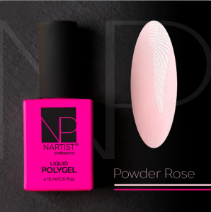 NARTIST Polygel Liquid Powder Rose, 15ml