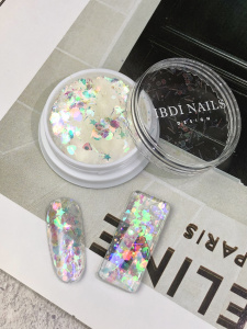 1073 IBDI Глиттер-звездочки Super Star 03