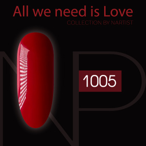 NARTIST гель-лак 1005, All we need is love 10ml