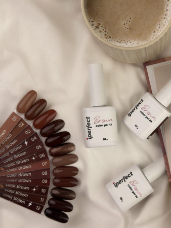 Iperfect гель лак Brown color 03, 10г